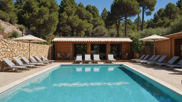 Camping dans le var avec une piscine chauffée et balnéo
